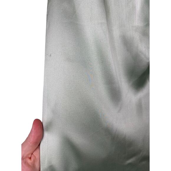 Katie May Taylor Strapless Gown Satin Party Formal Wedding Gala Prom Green Sz S - Picture 14 of 16